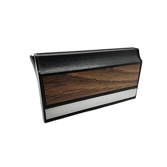 Vtg. Faux Wood Grain Audio Cassette Replacement Drawer Holds 14 Cassette Tapes - Picture 2 of 7